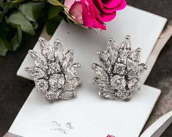 Diamond Earrings in Platinum