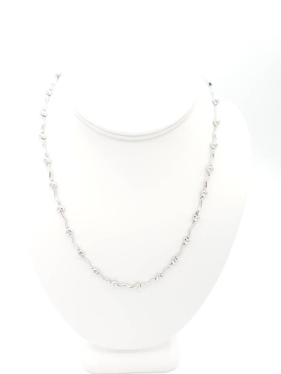 New Ideal Cut Diamond and Heart necklace in 14K Wh