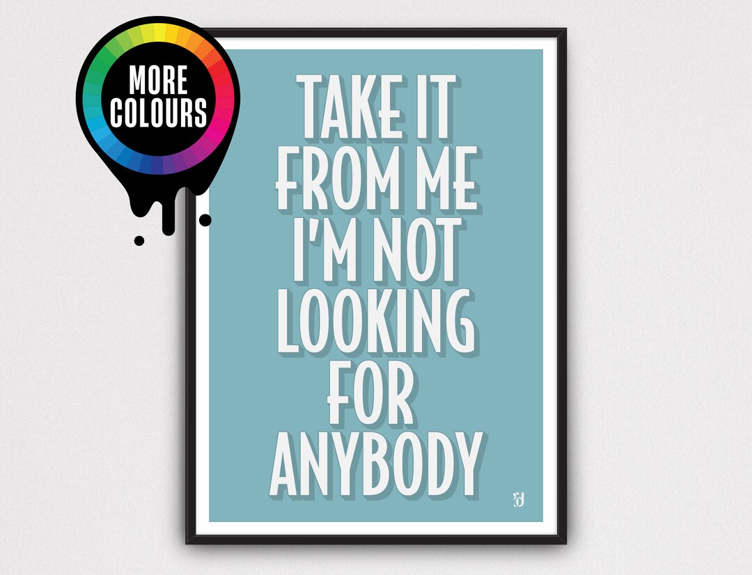 Crawlers I Can't Drive Crawlers Band Inspired Lyrics Etsy