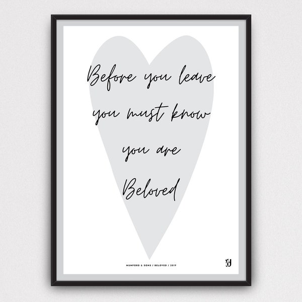 Mumford and Sons Poster Etsy