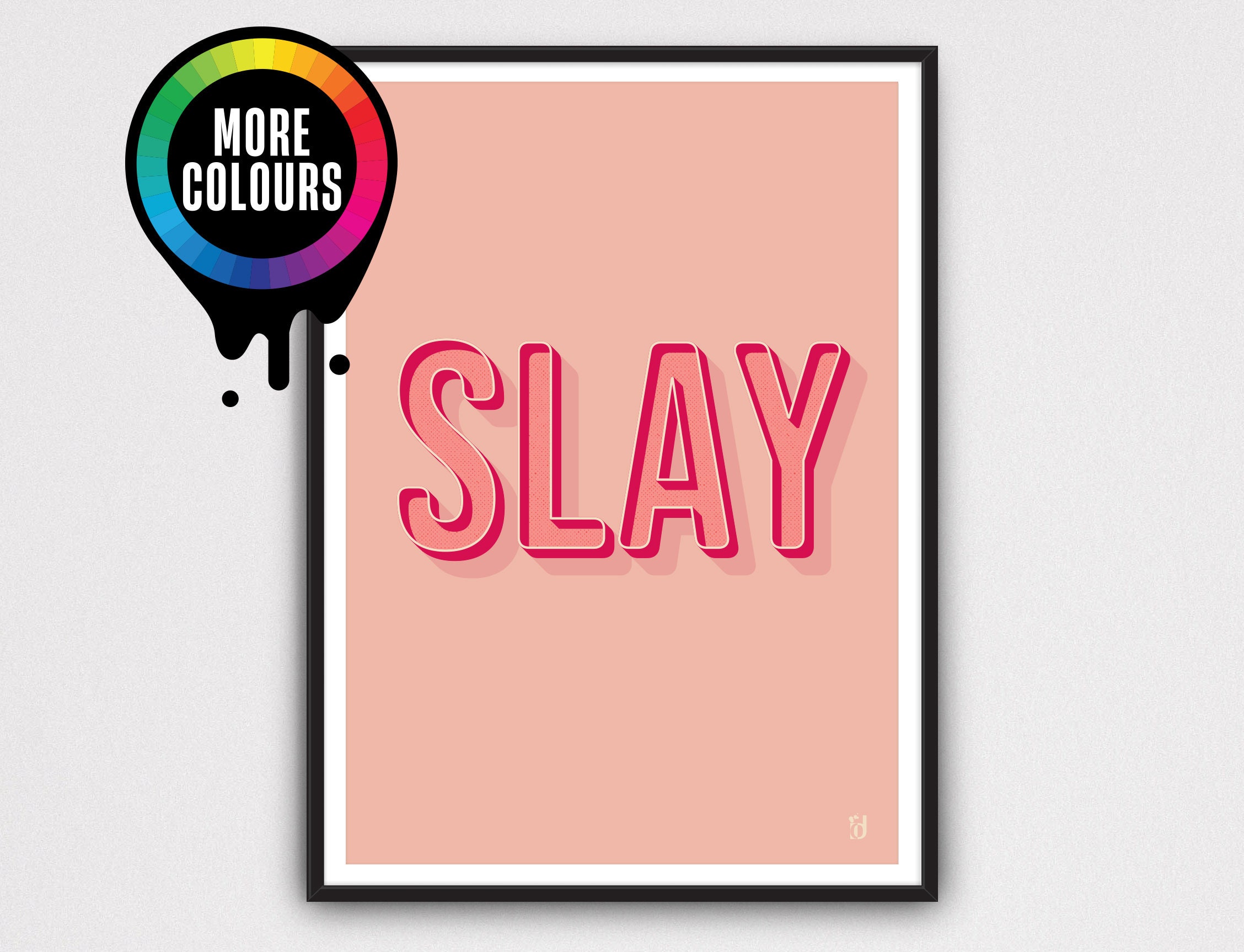 Slay All Day LED Schild für Zuhause, Hochzeiten, besondere Anlässe