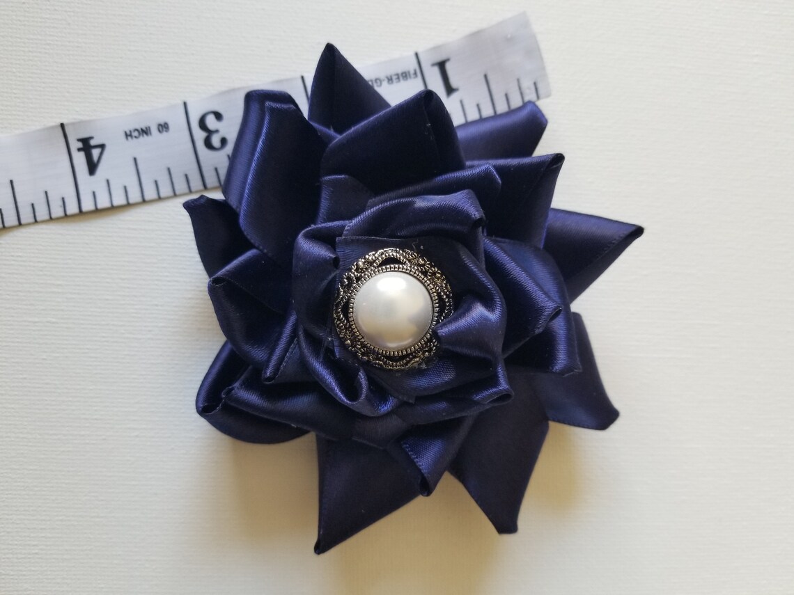 Handmade Flower brooch Etsy