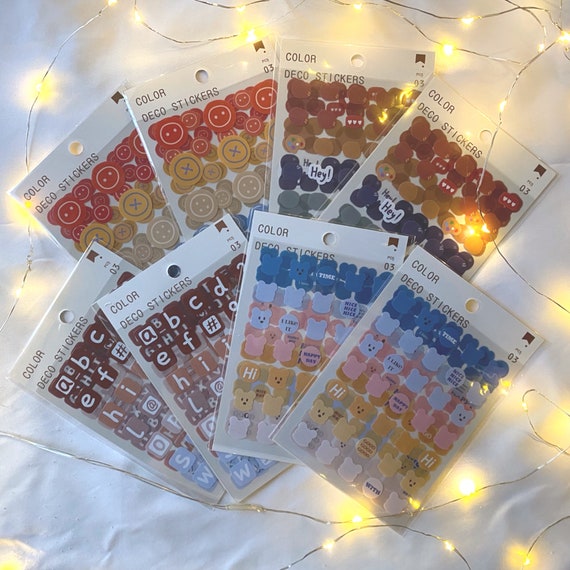 Cute Korean Sticker Sheets Etsy