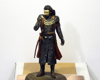 Lord of the Rings Isildur with the one ring at Mount Doom verzamelbare miniatuur Eaglemoss collectie #32 (F)