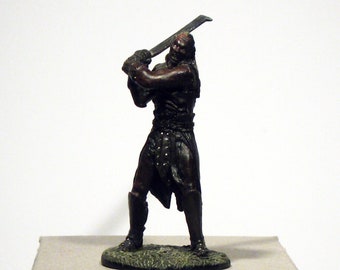 Lord of the Rings Uruk Hai Warrior collectible miniature #23 Eaglemoss ...