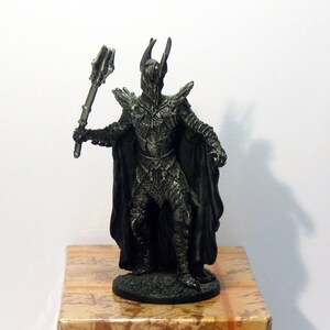 Lord of the Rings Sauron the Dark Lord at Dagorlad Plain verzamelbare metalen miniatuur Eaglemoss collectie 161 K image 1