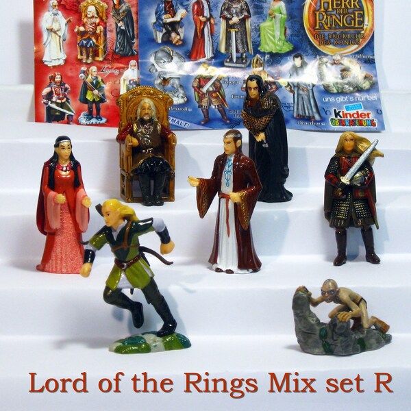 Lord of the Rings Mix SET R plastic Fantasy miniaturen ook te gebruiken als Cake Toppings