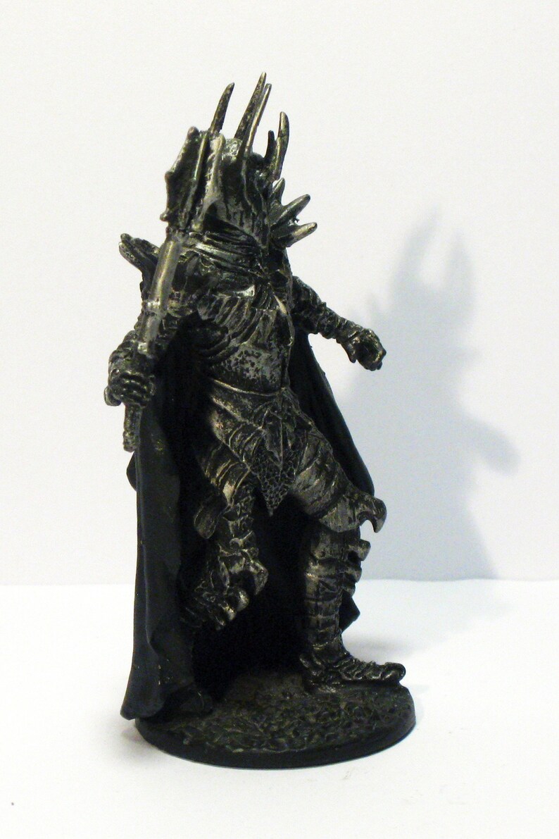 Lord of the Rings Sauron the Dark Lord at Dagorlad Plain verzamelbare metalen miniatuur Eaglemoss collectie 161 K image 4