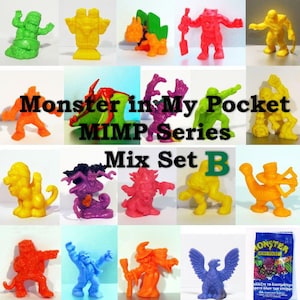 Monster in my pocket Mixset B MIMP-mix van dinosaurussen uit de series 1, 2, 4, 5 en 6