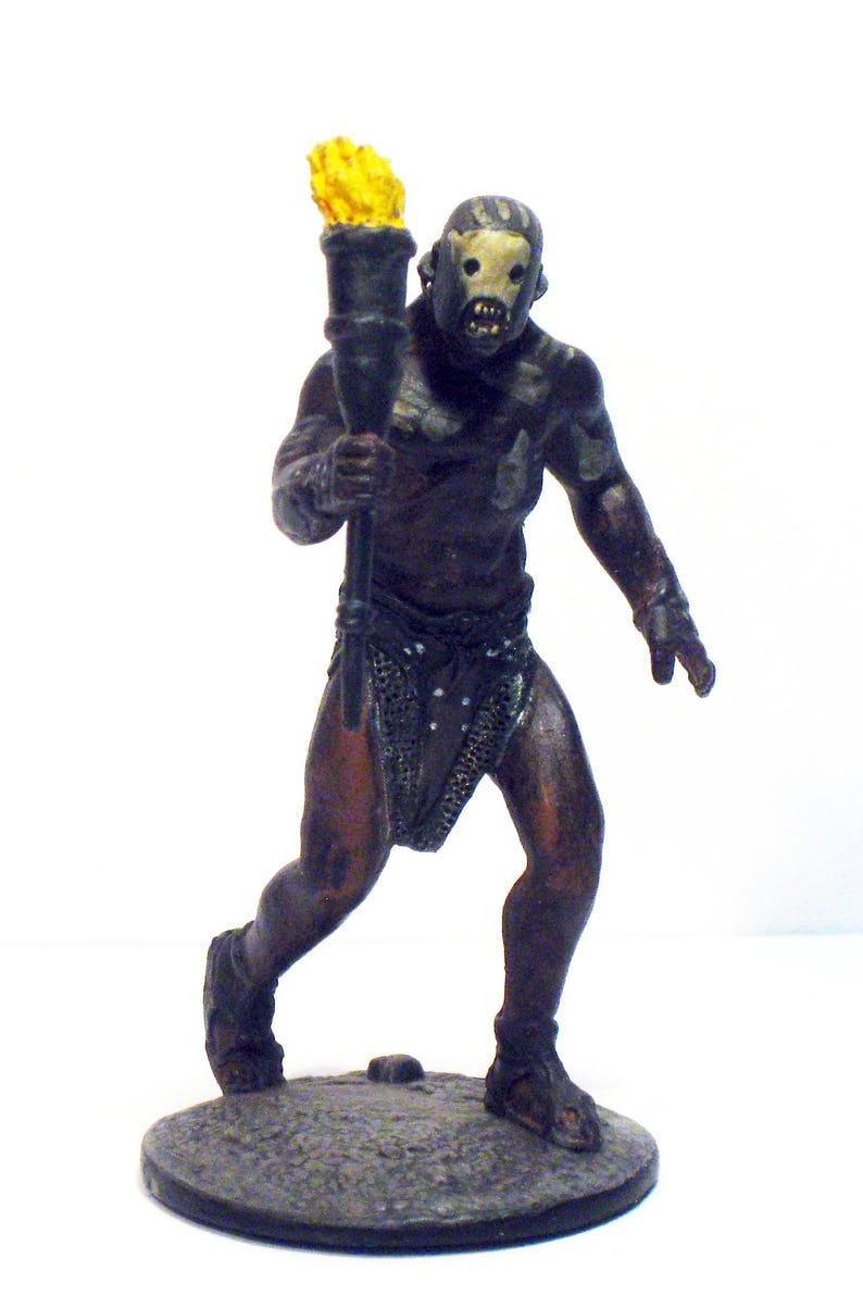 Lord of the Rings Uruk Hai Berserker Collectible Metal Miniature ...