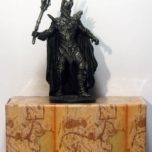 Lord of the Rings Sauron the Dark Lord at Dagorlad Plain verzamelbare metalen miniatuur Eaglemoss collectie 161 K image 9