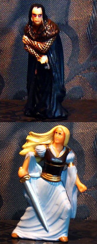Lord of the Rings Set 2 the Two Towers Plastic Collectible Miniatures ...