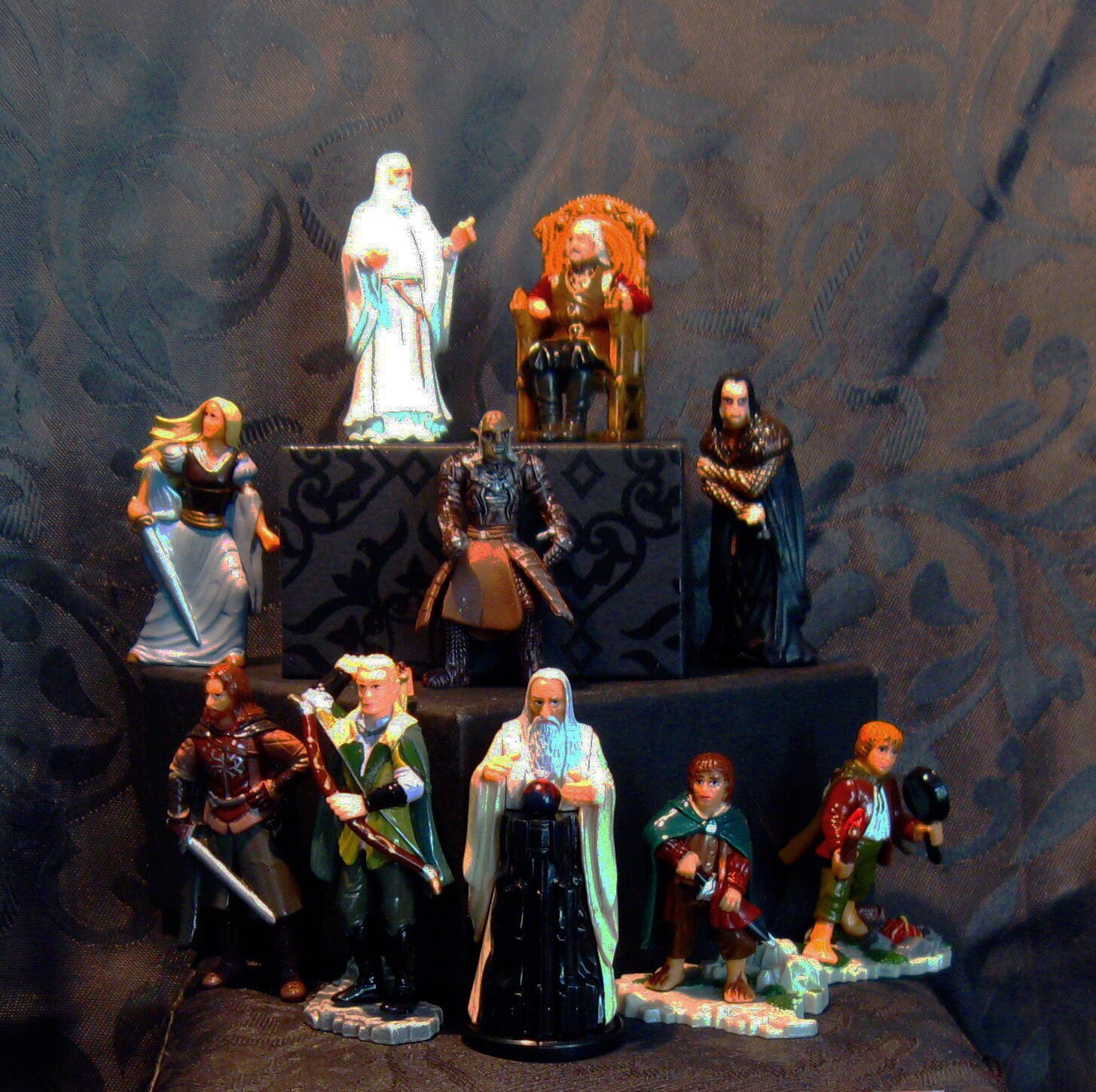 Lord of the Rings Set 2 the Two Towers Plastic Collectible - Etsy