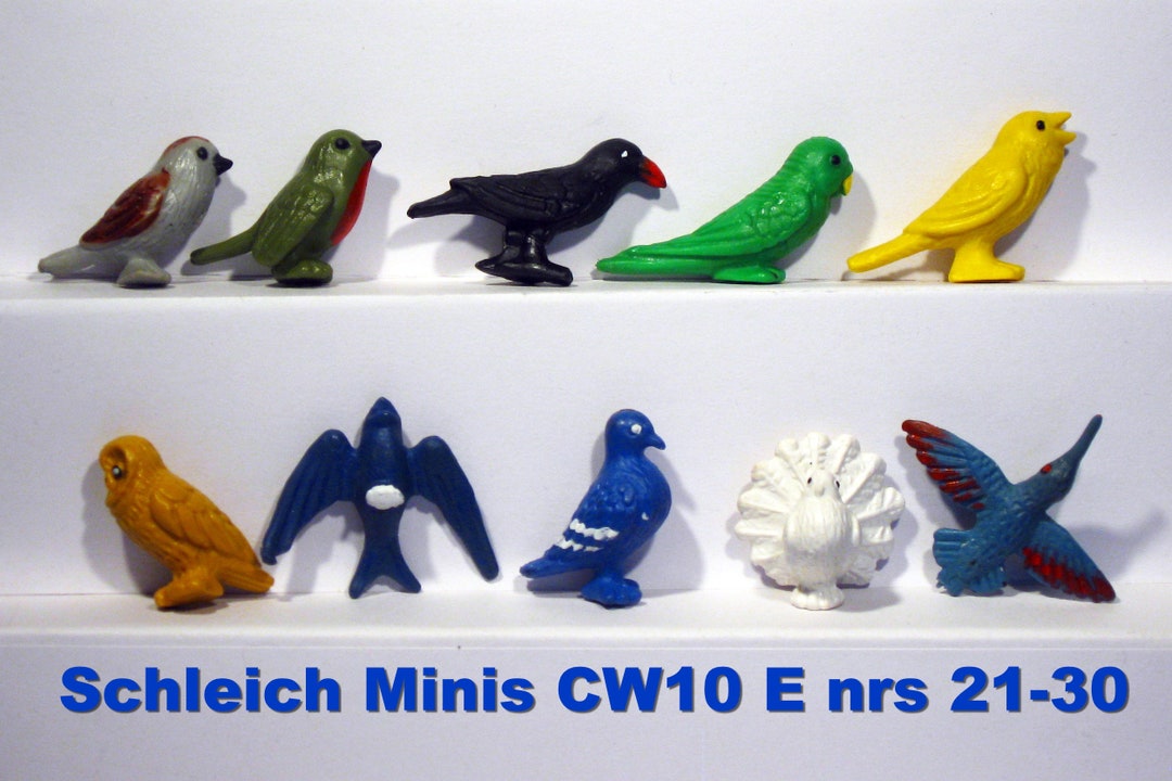 Schleich Mini Animals Mini Tiere Complete Set21-30 E Birds Out of