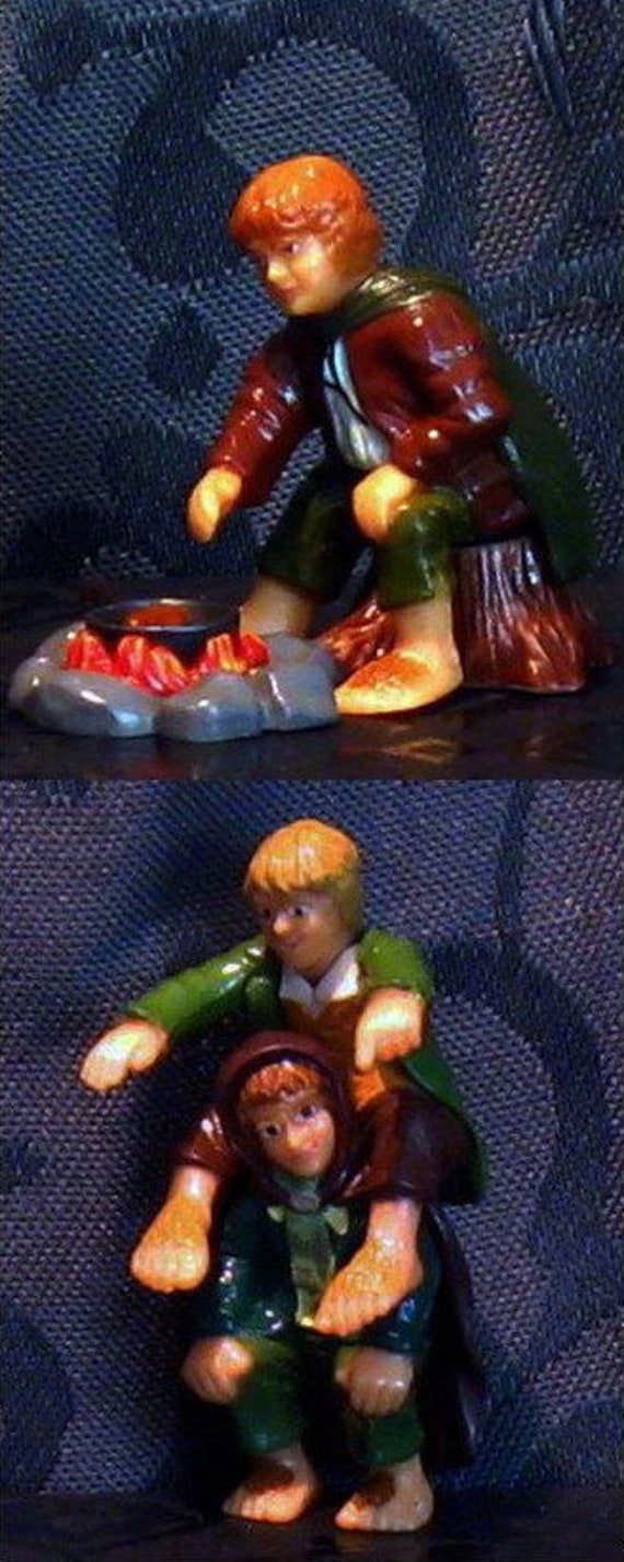 Lord of the Rings Set 1 the Fellowship of the Ring Plastic