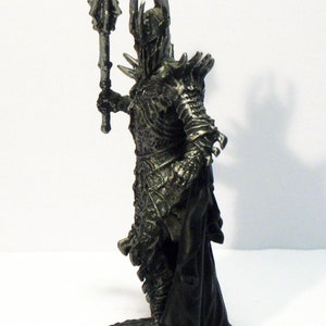 Lord of the Rings Sauron the Dark Lord at Dagorlad Plain verzamelbare metalen miniatuur Eaglemoss collectie 161 K image 3