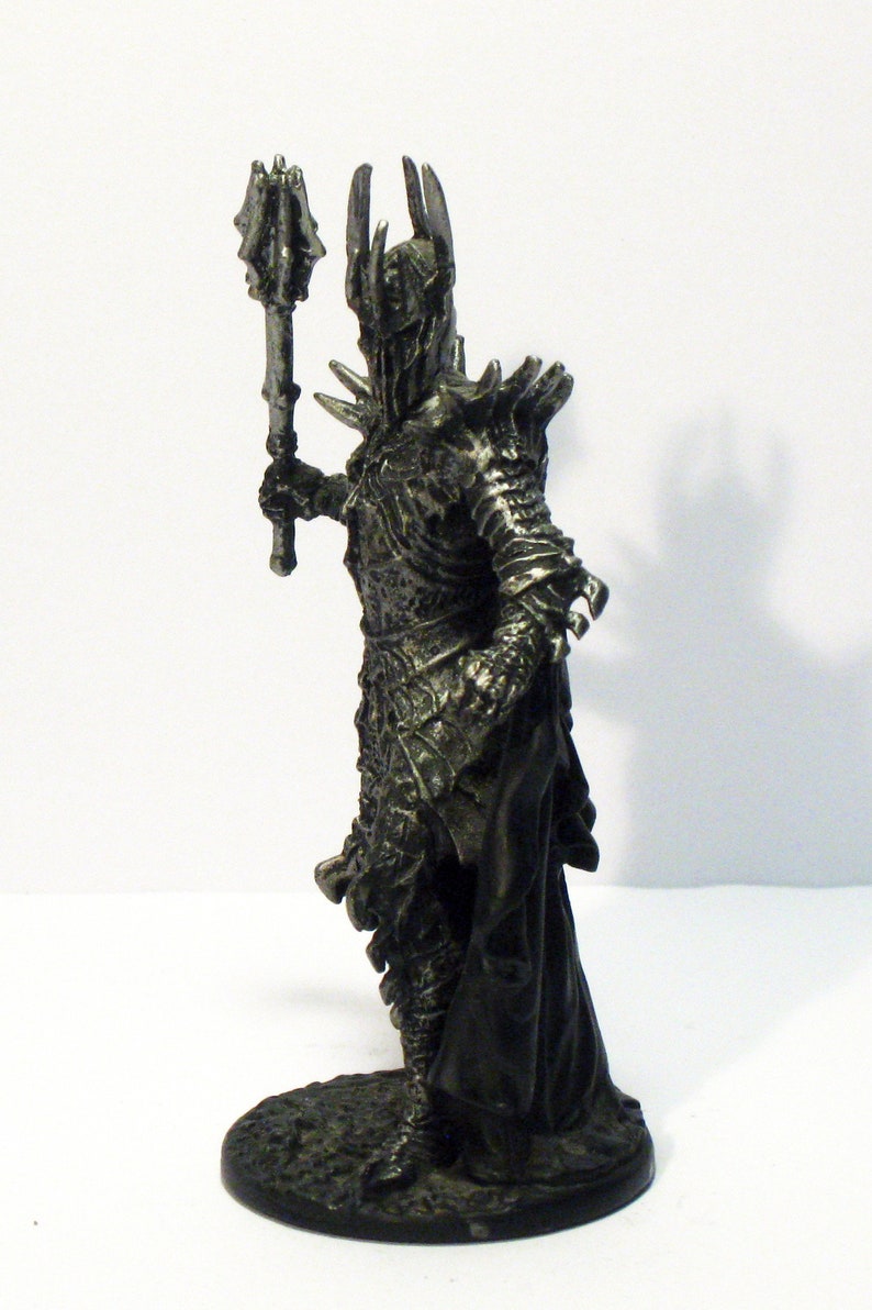 Lord of the Rings Sauron the Dark Lord at Dagorlad Plain verzamelbare metalen miniatuur Eaglemoss collectie 161 K image 3