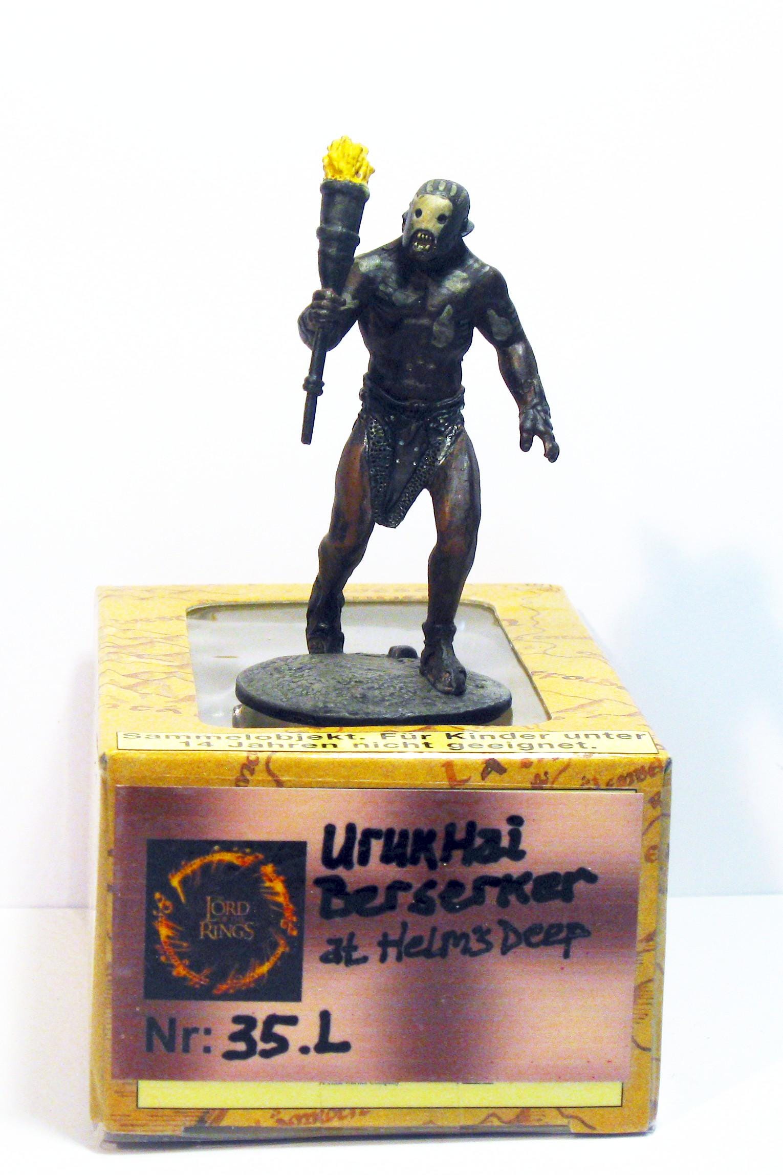 Lord of the Rings Uruk Hai Berserker Collectible Metal Miniature ...