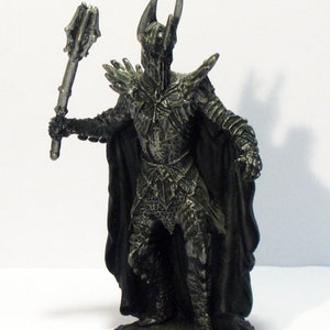 Lord of the Rings Sauron the Dark Lord at Dagorlad Plain verzamelbare metalen miniatuur Eaglemoss collectie 161 K image 10