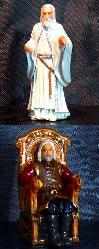 Lord of the Rings Set 2 the Two Towers Plastic Collectible Miniatures ...
