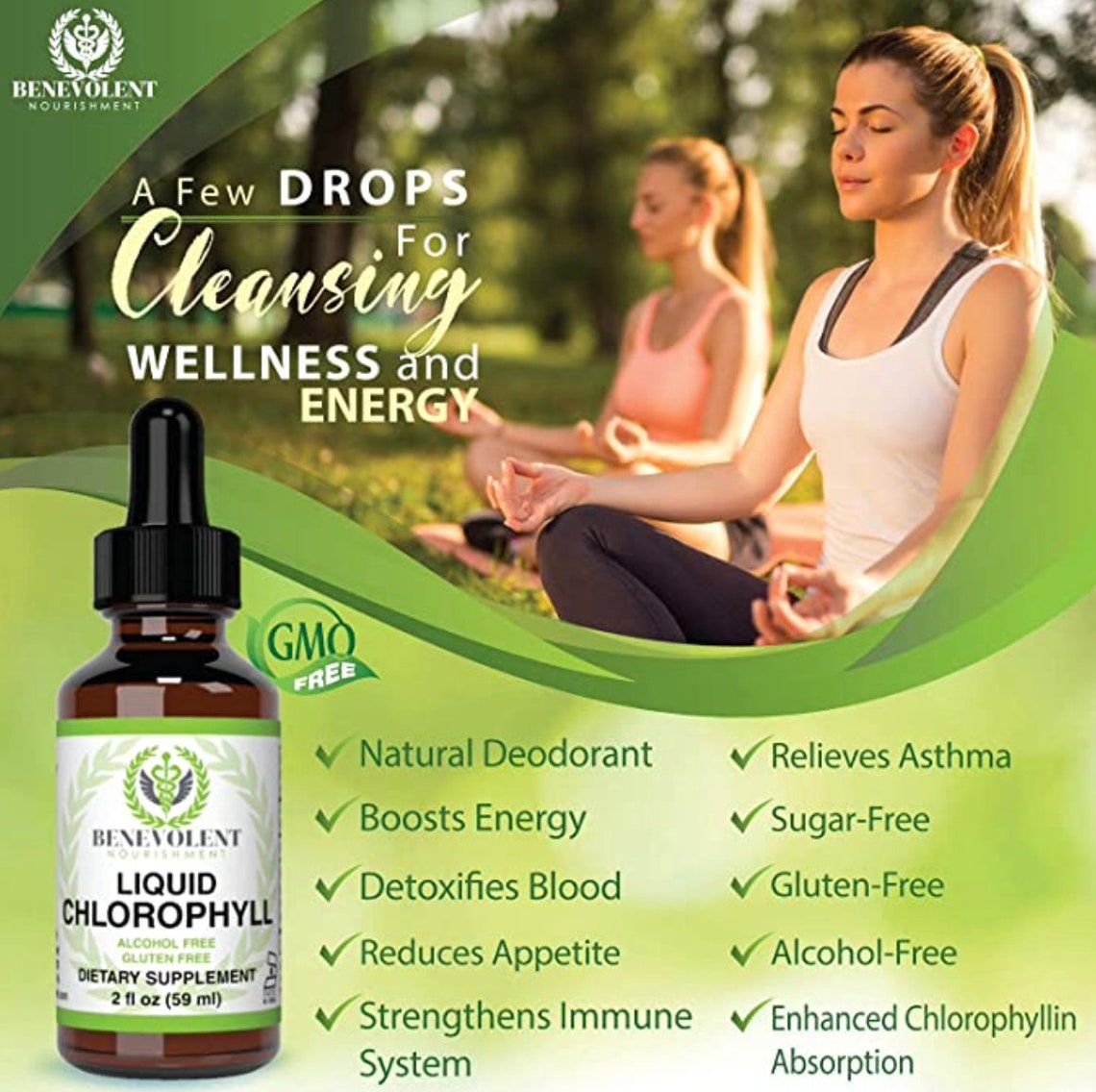 Chlorophyll Liquid Drops Etsy