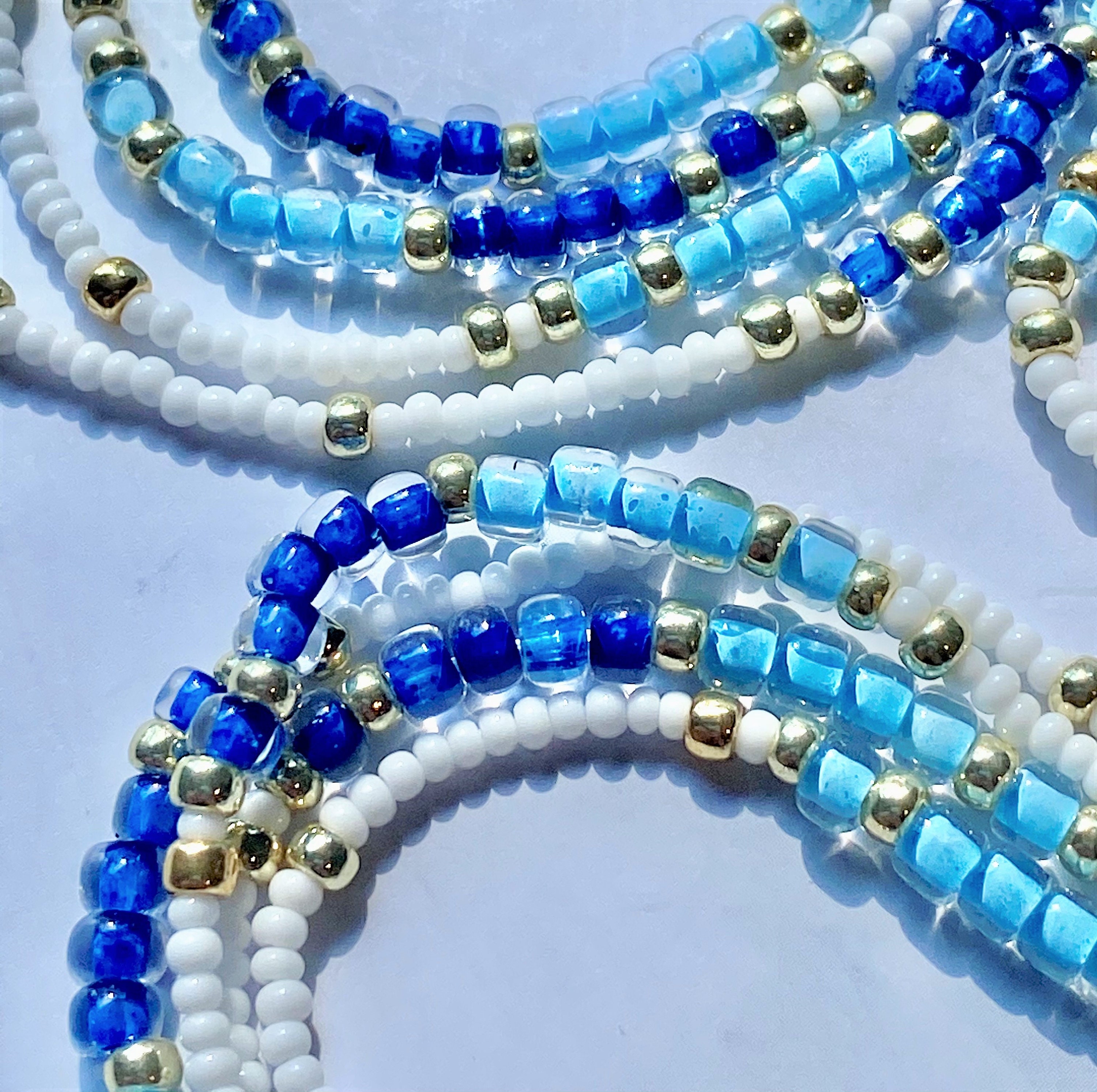 Bora Bora Waistbead Waist Bead Belly Chain Belly Beads Etsy UK