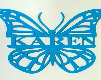 Butterfly monogram SVG for glowforge