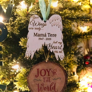 Memorial Christmas Ornament SVG for Glowforge
