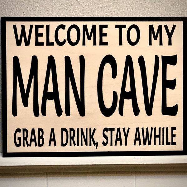 MAN CAVE SVG - Glowforge