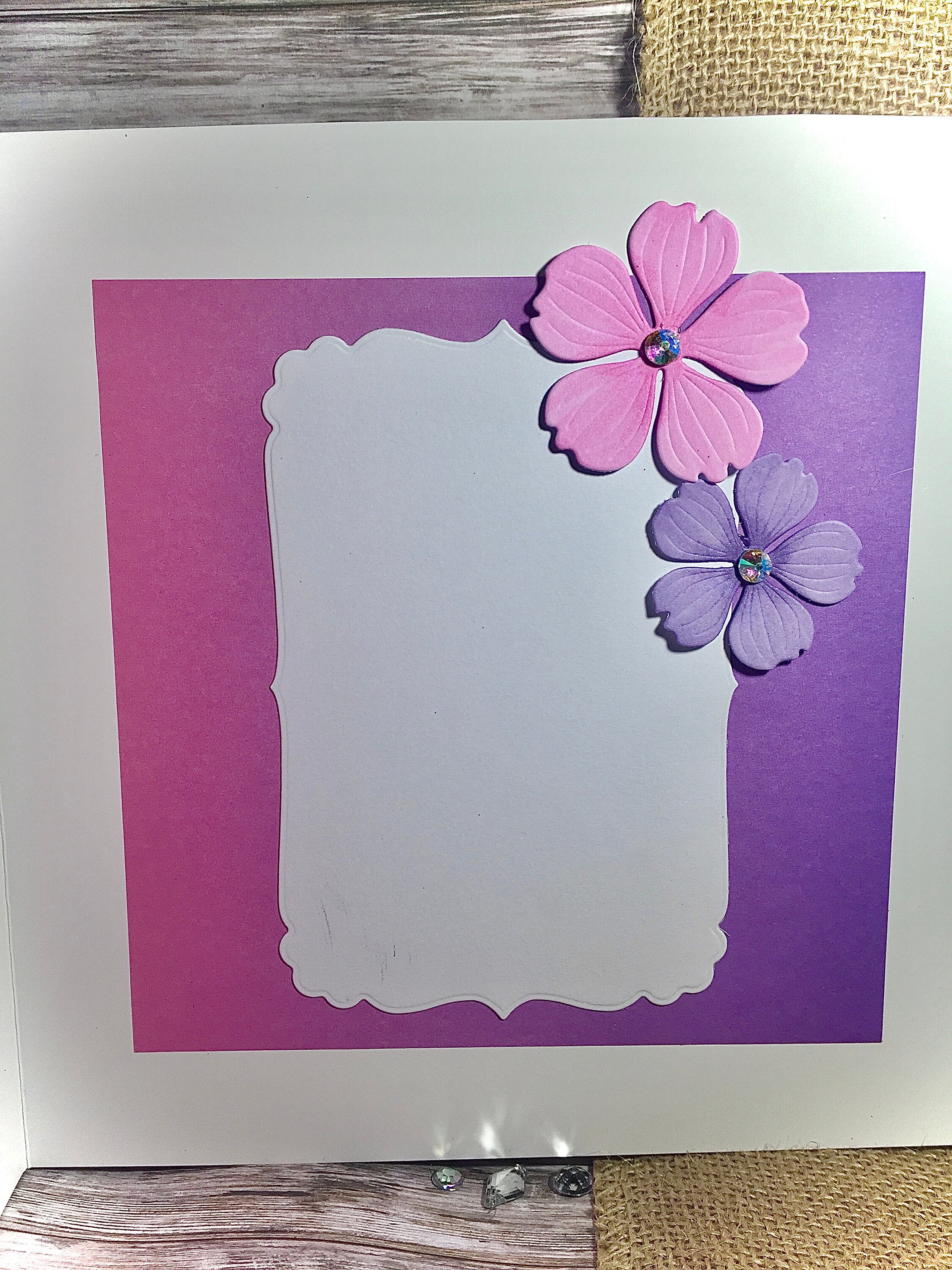 Birthday card handmade with gift box Etsy