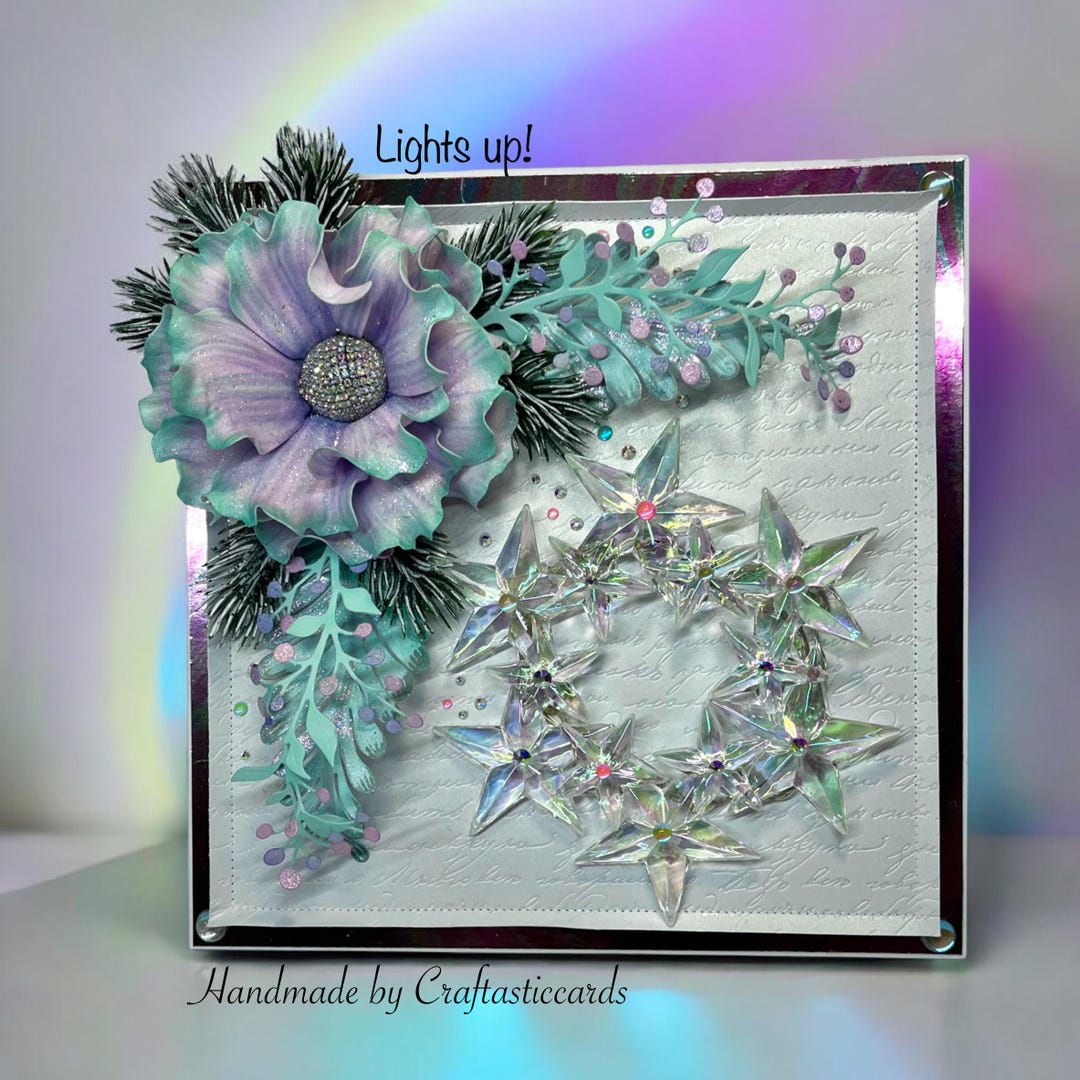 Light up Christmas Card, 3D Christmas Card, Christmas Gift, Keepsake ...