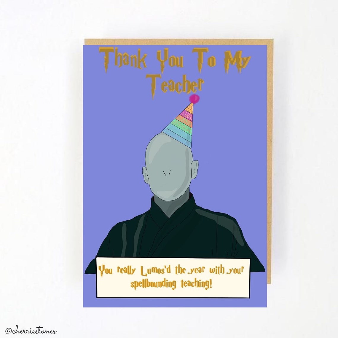 Harry Potter Teacher Thankyou Card | Etsy