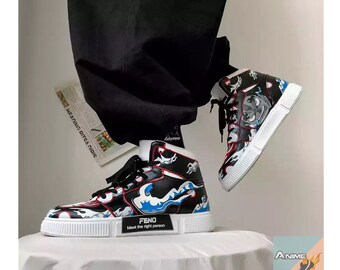 images Custom Anime Nike Shoes https www etsy com de market custom anime shoes