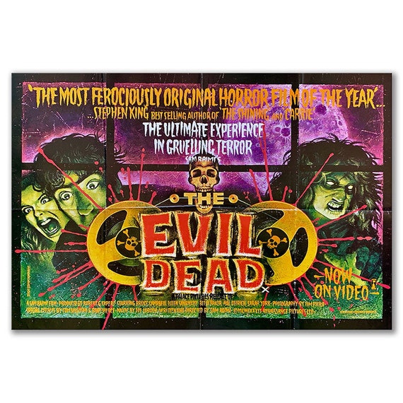 The Evil Dead American Horror Film Cover Illustration Home Decor