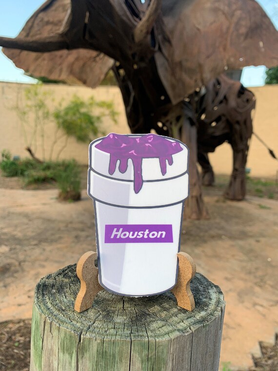 Double Cup Vinyl Sticker Houston Texas Box Logo Trill Etsy
