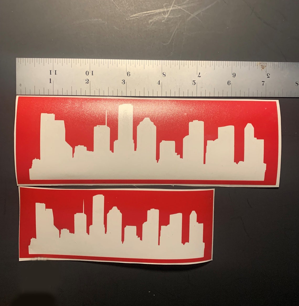 Houston Skyline Vinyl Sticker Texas Skyline Sticker Etsy