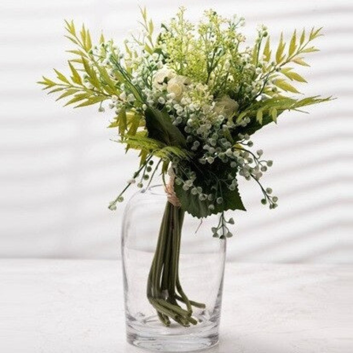 Small Round Glass Vases for Flowers Transparent Glass Bud Etsy