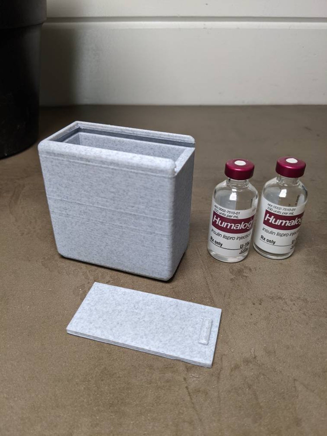 Double Insulin Vial Travel Case Etsy