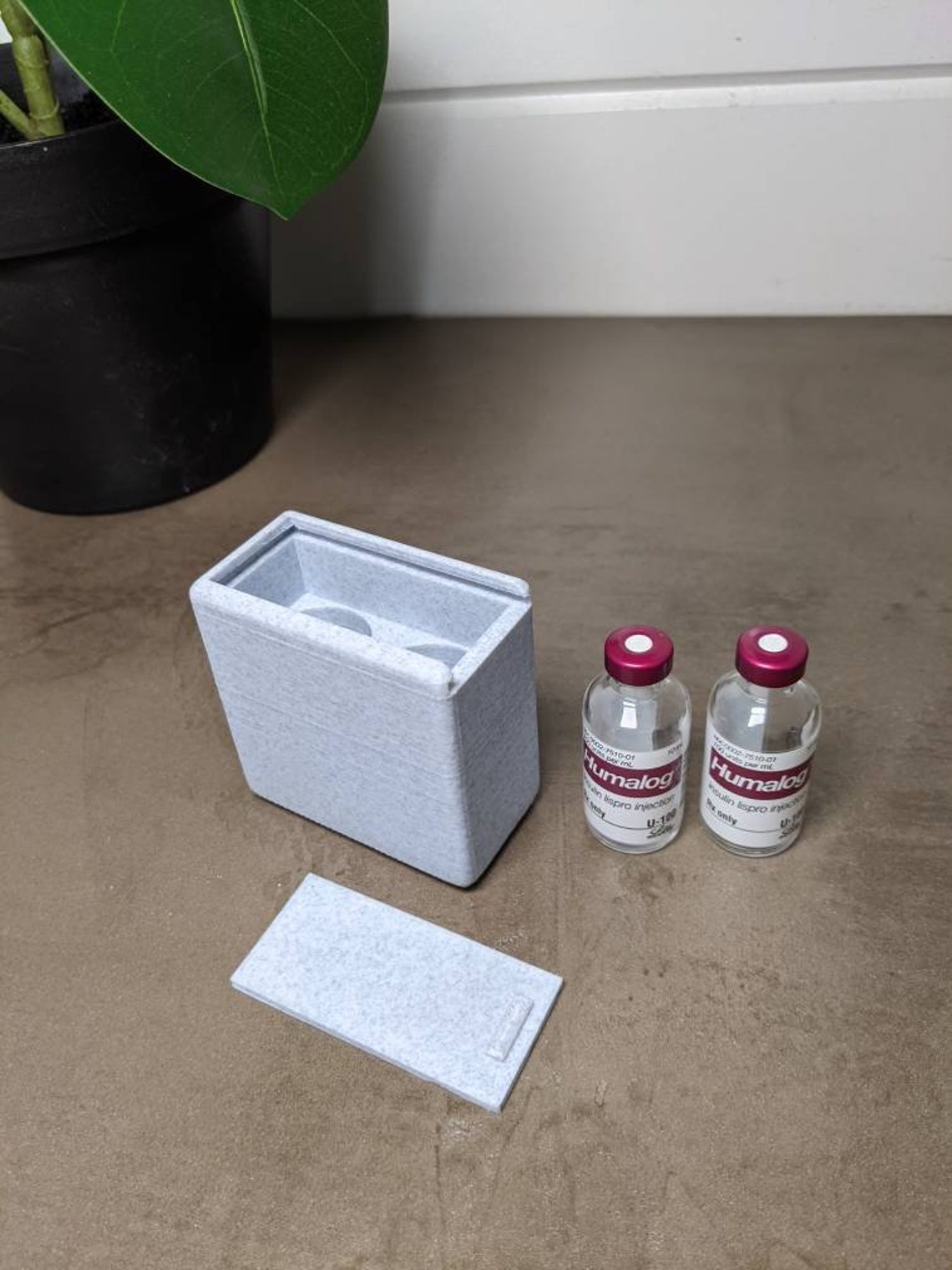 Double Insulin Vial Travel Case Etsy