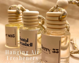 Luxury Hanging Car Diffuser – Handmade Aromatherapy Air Freshener for Home & Auto