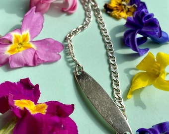 【イタリア製】 オールド パフィーマリナーリンクブレスレット シルバー パフィーマリナーリンクブレスレット、ヴィンテージスターリング