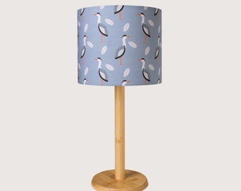 Heron Lampshade / Light Shade, 20cm Diameter, Designed and Made in the UK