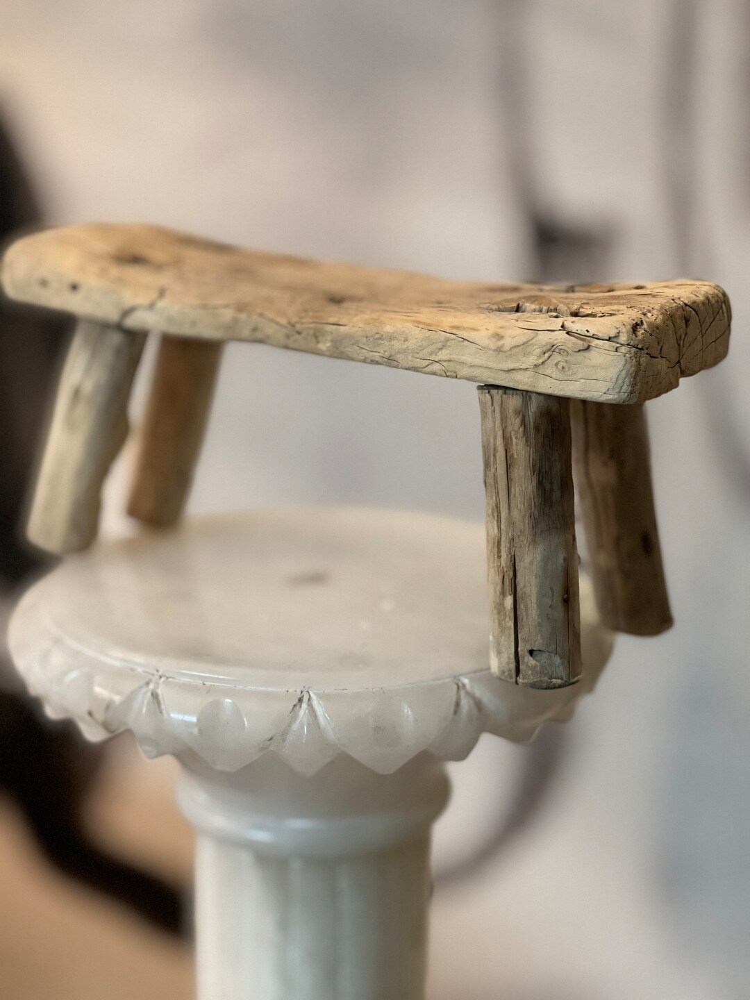 Vintage Chinese Stool Etsy
