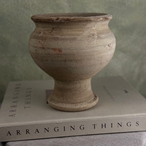 Vintage Beige Egyptian Vase