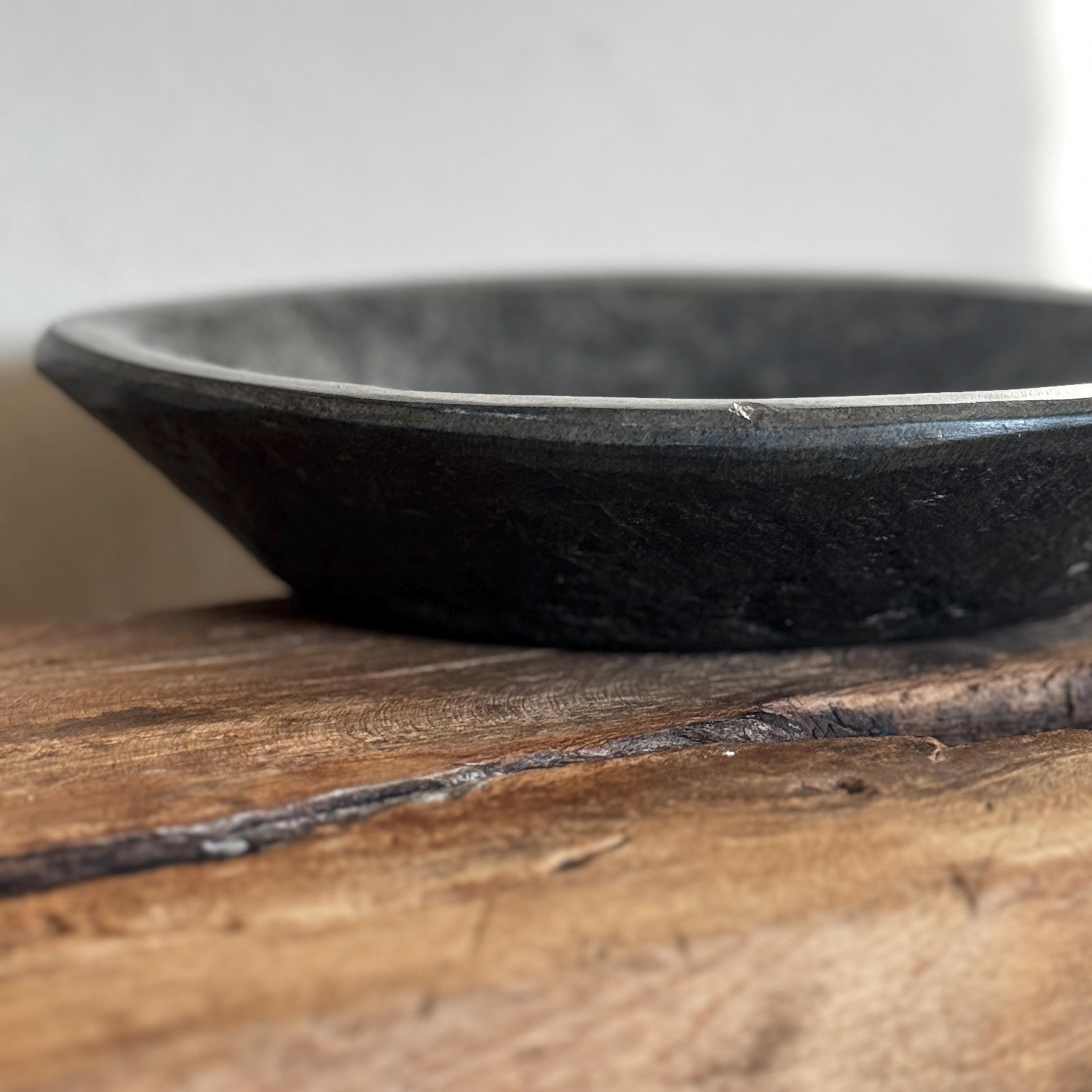Vintage Small Stone Plate - Etsy