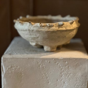 Cuenco vintage de papel maché