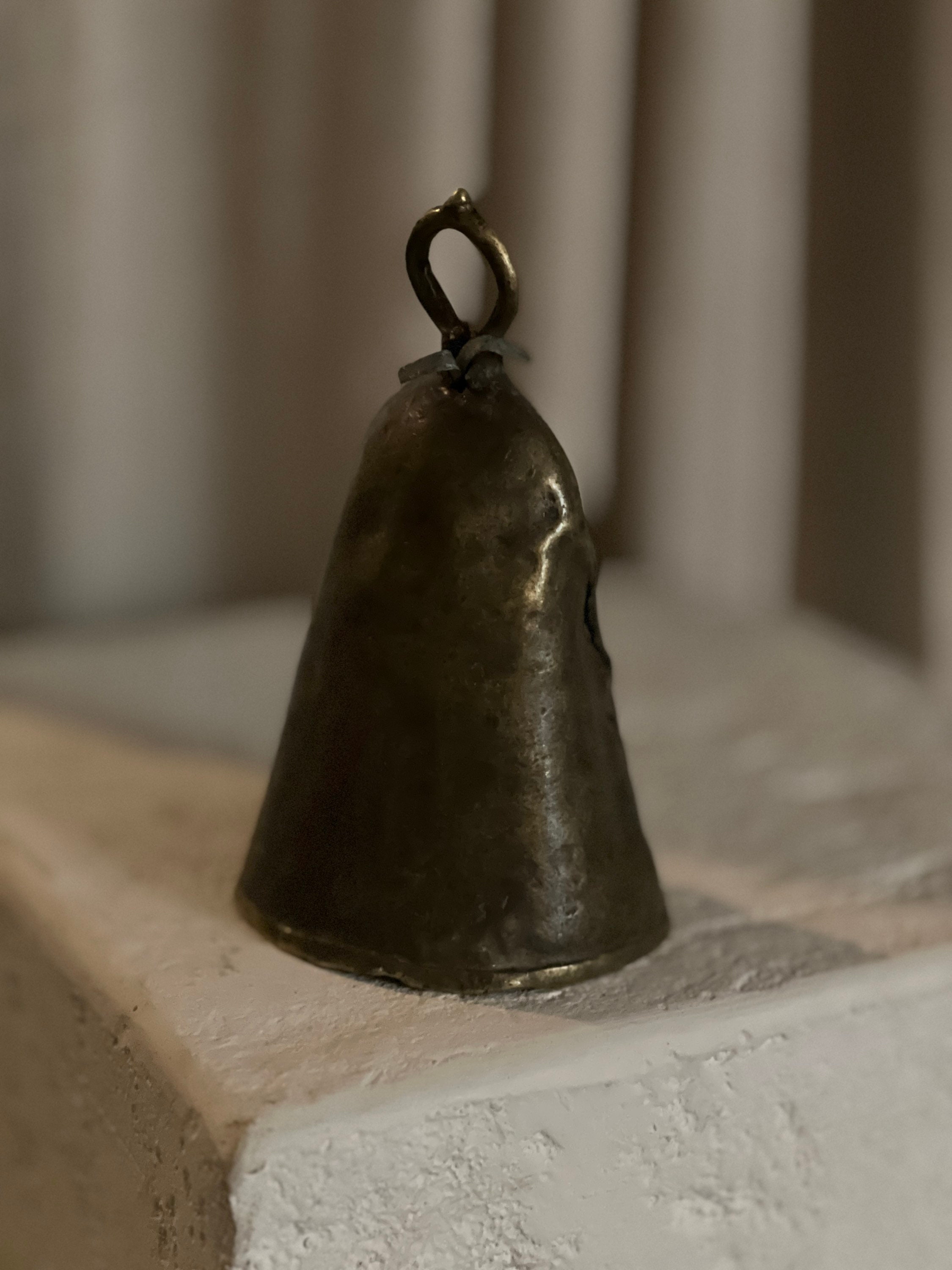Large Antique Nigerian Brass Bell