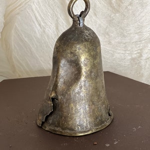Vintage African brass bell