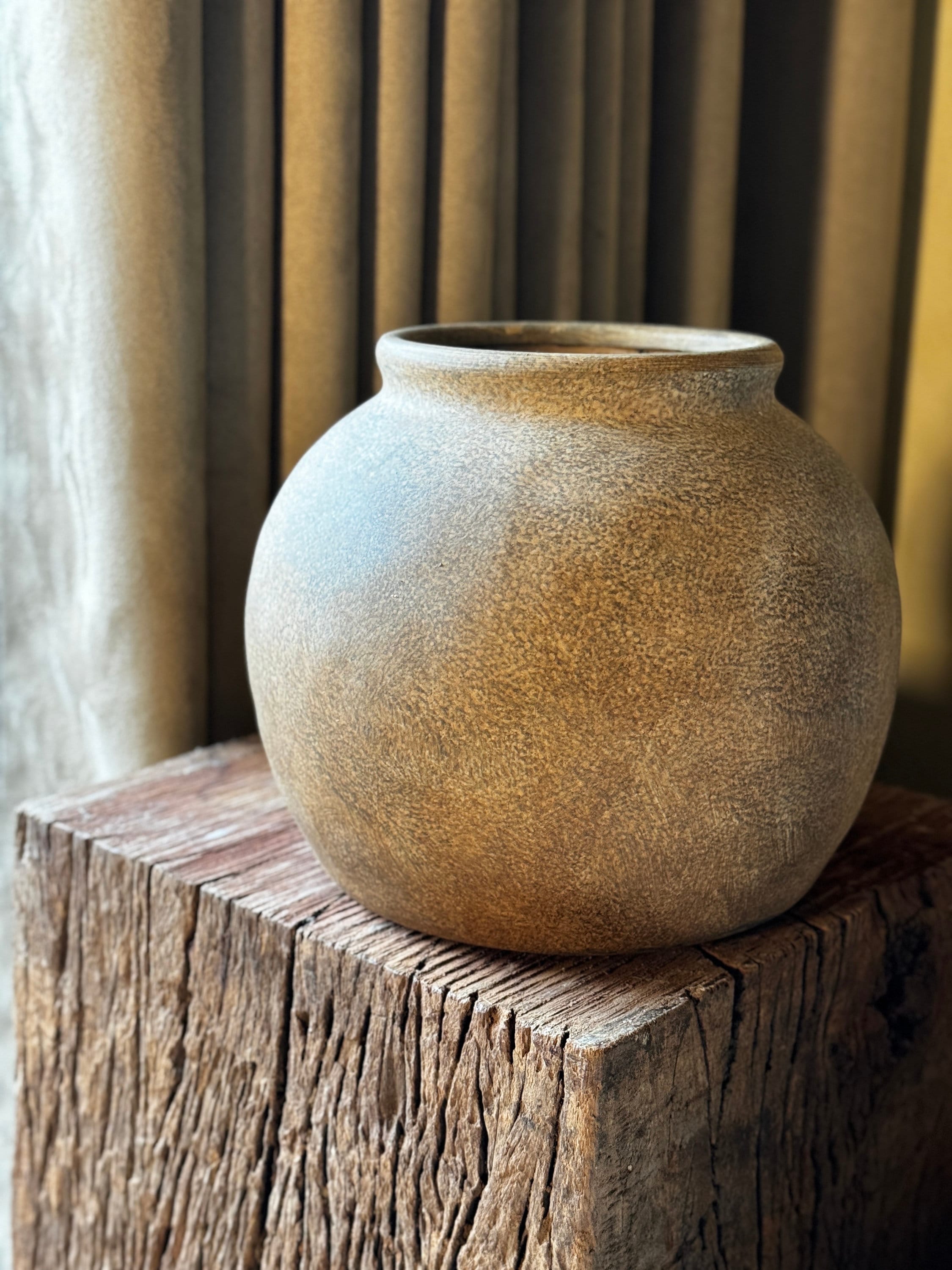 テラコッタ 円筒形 陶器 花瓶 丸型テラコッタ花瓶 - Etsy 日本