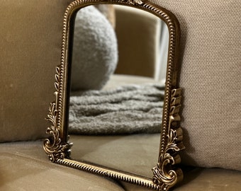 Small Gold Mirror